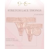 image:imageJessica Simpson Womens Thong Underwear  10 Pack Microfiber Stretch Lace Panties Soft amp Sexy LingerieRose SmokeBlackRaindrops