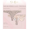 image:imageJessica Simpson Womens Underwear Breathable Thongs No Show Ladies Panties Soft Microfiber Stretch Lace Tanga 3 PackAnimal Pearl BlushBlackPearl Blush