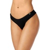 image:imageJessica Simpson Womens Underwear Breathable Thongs No Show Ladies Panties Soft Microfiber Stretch Lace Tanga 3 PackBlackGrape ShakeRose Smoke