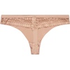 image:imageJessica Simpson Womens Underwear Breathable Thongs No Show Ladies Panties Soft Microfiber Stretch Lace Tanga 3 PackDolcePearlBlack