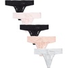 (5-pack) Stretch Lace Rose/Pink/Micro Chip/Black/Black