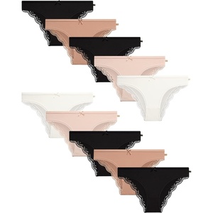 image:imageJessica Simpson Womens Underwear  10 Pack Seamless Bikini Briefs SXLBlackBlackDolceRoseGardenia