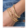 image:imageJessica Simpson 3Piece Bracelet Set GoldTone Chunky Bracelets