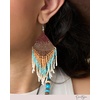 image:imageJessica Simpson Beaded Earrings for Women Dangling Multicolor Seed BeadBlue