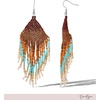 image:imageJessica Simpson Beaded Earrings for Women Dangling Multicolor Seed BeadBlue