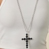 image:imageJessica Simpson Black Cross Necklace for Women 32