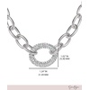 image:imageJessica Simpson Chunky Necklace for Women SilverTone