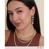 image:imageJessica Simpson Clear Crystal Dangle Earrings for Women GoldTone