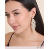 image:imageJessica Simpson Clear Crystal Dangle Earrings for Women GoldTone Mothers