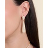 image:imageJessica Simpson Clear Crystal Teardrop Earrings for Women SilverTone
