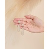 image:imageJessica Simpson Clear Crystal Teardrop Earrings for Women SilverTone