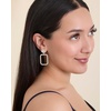image:imageJessica Simpson Clear Pave Crystal Rectangle Dangle Earrings for Women