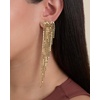 image:imageJessica Simpson Dangle Chain Earrings for Women Silver or GoldToneGold