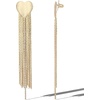 image:imageJessica Simpson Dangle Chain Earrings for Women Silver or GoldToneGold Heart