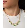 image:imageJessica Simpson Emerald Stone Multi Pendant Necklace for Women 183