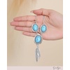 image:imageJessica Simpson Feathers and Turquoise Necklace for Women 173