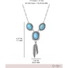 image:imageJessica Simpson Feathers and Turquoise Necklace for Women 173