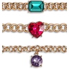 image:imageJessica Simpson Gemstone Charm Chain Bracelet for Women 3Piece 72