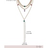 image:imageJessica Simpson Gemstone Layered Necklace for Women 15203