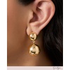 image:imageJessica Simpson GoldTone Ball Drop Earrings for Women Large Earrings