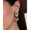 image:imageJessica Simpson GoldTone Butterfly Earrings for Women Drop or HoopGold Butterfly Drops