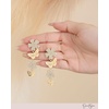 image:imageJessica Simpson GoldTone Butterfly Earrings for Women Drop or HoopGold Crystal Flower