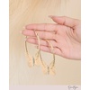 image:imageJessica Simpson GoldTone Butterfly Earrings for Women Drop or HoopGold Filigree Hoops