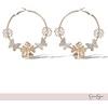 image:imageJessica Simpson GoldTone Butterfly Earrings for Women Drop or HoopGold Hoops