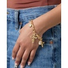 image:imageJessica Simpson GoldTone Charm Bracelet for Women AdjustableCross Gold Tone