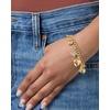 image:imageJessica Simpson GoldTone Charm Bracelet for Women AdjustableHearts  Butterfly Gold Tone