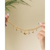 image:imageJessica Simpson GoldTone Charm Bracelet for Women AdjustableHearts  Butterfly Gold Tone