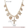 image:imageJessica Simpson GoldTone Charm Necklace for Women 183 with Butterfly