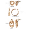 image:imageJessica Simpson GoldTone Mothers Day Earrings Pack for WomenEternal Knots Gold Tone