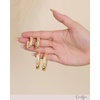 image:imageJessica Simpson GoldTone Mothers Day Earrings Pack for WomenHoop Set Gold Tone