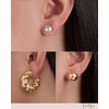 image:imageJessica Simpson GoldTone Mothers Day Earrings Pack for WomenTwisted Gold Tone