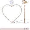 image:imageJessica Simpson Heart Drop Earrings for Women  GoldTone Mothers Day