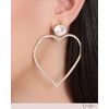 image:imageJessica Simpson Heart Drop Earrings for Women  GoldTone Mothers Day