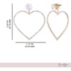 image:imageJessica Simpson Heart Drop Earrings for Women  GoldTone Mothers Day
