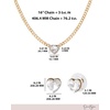 image:imageJessica Simpson Jewelry Set with Glass Heart Necklace 163 and Heart Stud