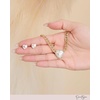 image:imageJessica Simpson Jewelry Set with Glass Heart Necklace 163 and Heart Stud