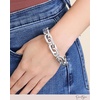 image:imageJessica Simpson Jewelry SilverTone Statement Link Bracelet for Women 7