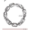 image:imageJessica Simpson Jewelry SilverTone Statement Link Bracelet for Women 7