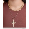 image:imageJessica Simpson Layered Cross Necklace for Women with Crystals One Size