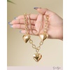 image:imageJessica Simpson Layered Heart Necklace for Women 17183