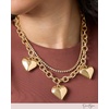 image:imageJessica Simpson Layered Heart Necklace for Women 17183