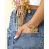 image:imageJessica Simpson Leaf Cuff Bracelet for Women  Fashion Adjustable