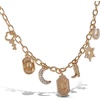 image:imageJessica Simpson Multi Pendant Charm Necklace for Women 165173Goldtone Lucky Western