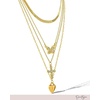 image:imageJessica Simpson Multilayer Charm Necklace for Women 14203