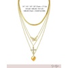 image:imageJessica Simpson Multilayer Charm Necklace for Women 14203