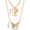 image:imageJessica Simpson Necklace Set 163 Heart Necklace and 183 Butterfly